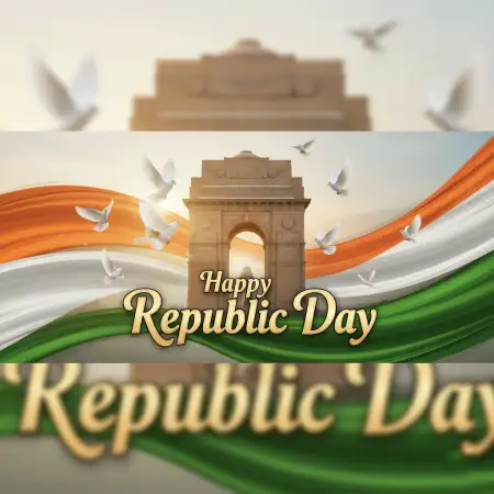 Free Happy Republic Day Banner Latest Design Background Download