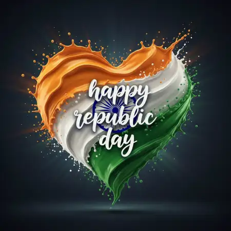 Free Happy Republic Day Patriotic Quotes Image Background Download
