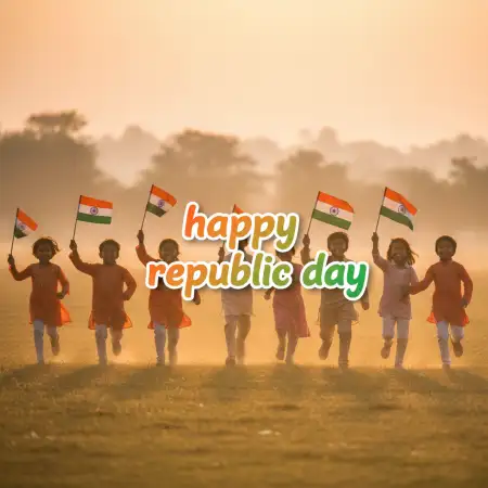 Free Happy Republic Day Tricolor Background Background Download