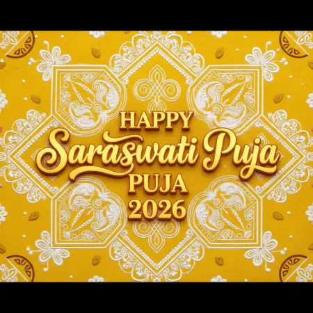 Free Happy Saraswati Puja 2026 Whatsapp Status Background Download