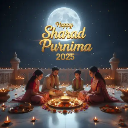 Happy Sharad Purnima 2025 Images For Instagram Reels - Free Happy Sharad Purnima 2025 Download