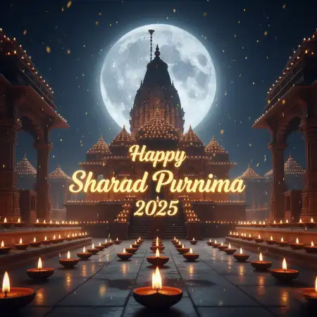 Happy Sharad Purnima 2025 Inspirational Quotes - Free Happy Sharad Purnima 2025 Download