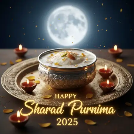 Happy Sharad Purnima 2025 Poster Design - Free Happy Sharad Purnima 2025 Download