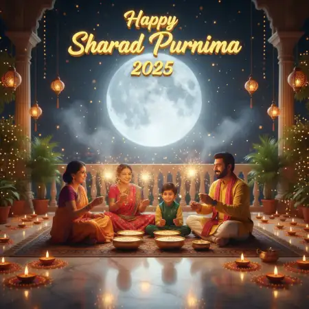 Happy Sharad Purnima 2025 Quotes In Hindi - Free Happy Sharad Purnima 2025 Download