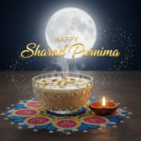 Happy Sharad Purnima 3D Text PNG Images - Free Happy Sharad Purnima Download