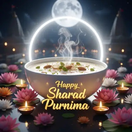 Happy Sharad Purnima Chandni Night Images - Free Happy Sharad Purnima Download
