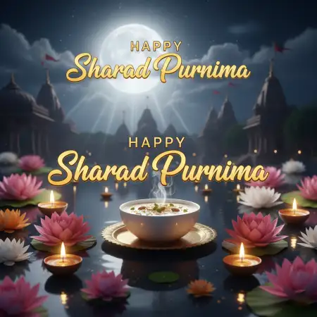 Happy Sharad Purnima Facebook Post Design - Free Happy Sharad Purnima Download