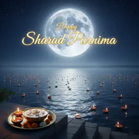 Happy Sharad Purnima Full Moon PNG - Free Happy Sharad Purnima Download