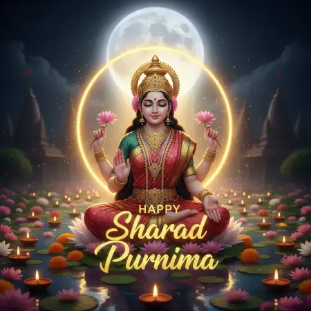 Happy Sharad Purnima HD Greeting Cards - Free Happy Sharad Purnima Download