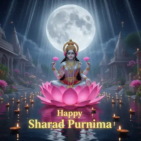 Happy Sharad Purnima Maa Lakshmi Images - Free Happy Sharad Purnima Download
