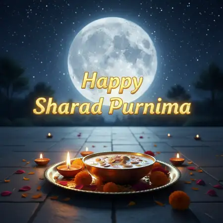 Happy Sharad Purnima Messages In English - Free Happy Sharad Purnima Download