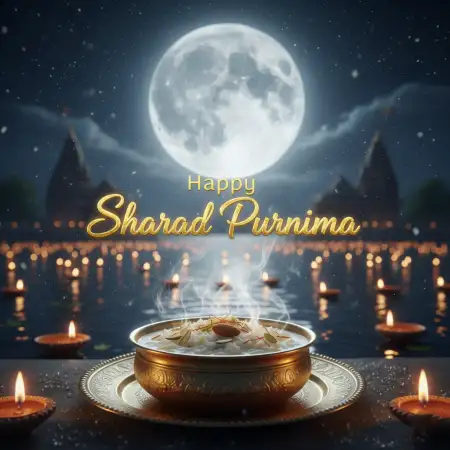 Happy Sharad Purnima Wishes In Gujarati - Free Happy Sharad Purnima Download