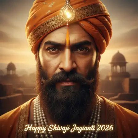 Happy Shivaji Jayanti 2026 Digital Art Wallpaper - Free Happy Shivaji Jayanti 2026 Download