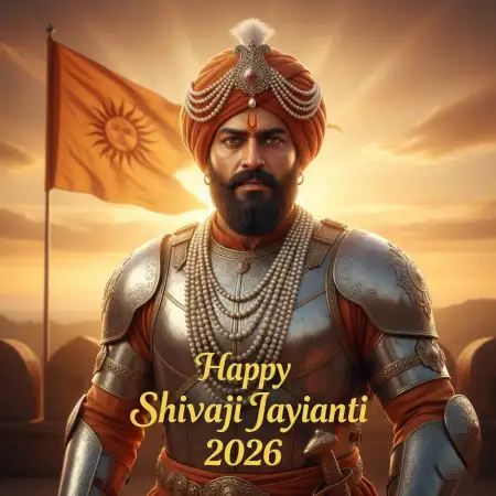 Happy Shivaji Jayanti 2026 Flex Banner Design - Free Happy Shivaji Jayanti 2026 Download