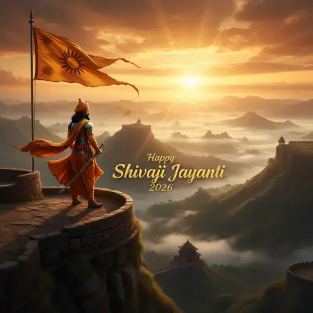 Happy Shivaji Jayanti 2026 Fort Background Hd - Free Happy Shivaji Jayanti 2026 Download