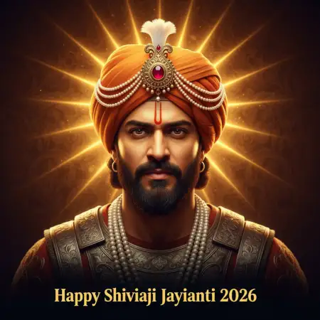 Happy Shivaji Jayanti 2026 Greeting Card Design - Free Happy Shivaji Jayanti 2026 Download