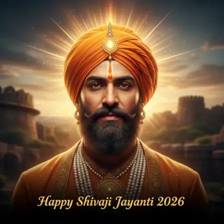 Happy Shivaji Jayanti 2026 Hindi Wishes - Free Happy Shivaji Jayanti 2026 Download