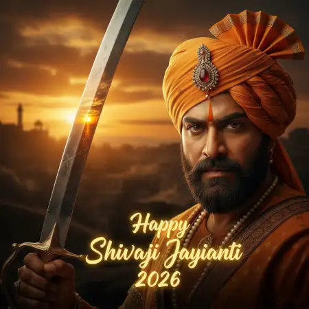 Happy Shivaji Jayanti 2026 Patriotic Poster Hd - Free Happy Shivaji Jayanti 2026 Download