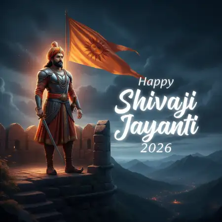 Happy Shivaji Jayanti 2026 Patriotic Quotes - Free Happy Shivaji Jayanti 2026 Download