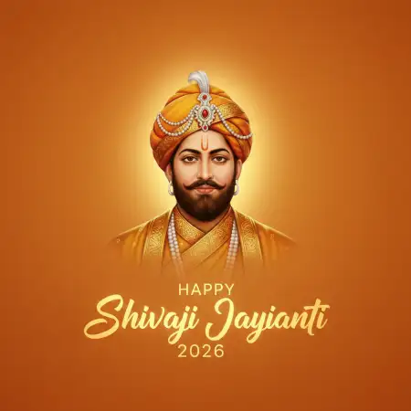 Happy Shivaji Jayanti 2026 Vector Background - Free Happy Shivaji Jayanti 2026 Download