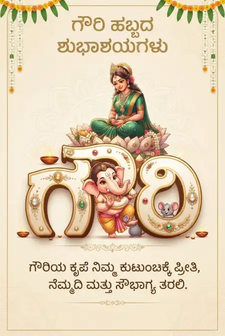 Happy Gauri Habba Wishes 2026