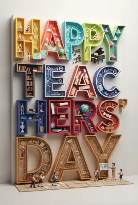 Happy Teachers Day 2026 Greeting Card Images - Free Teachers Day India 2026 Download