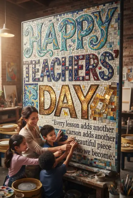 Happy Teachers Day 2026 School Banner - Free Teachers Day India 2026 Download