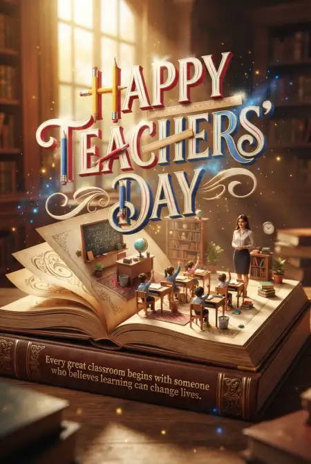 Happy Teachers Day 2026 Trending Facebook Story Images - Free Teachers Day India 2026 Download