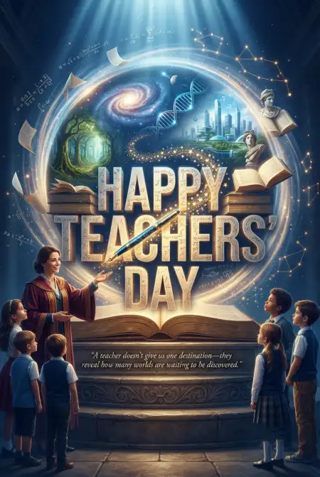 Happy Teachers Day 2026 Wishes For Best Teacher - Free Teachers Day India 2026 Download