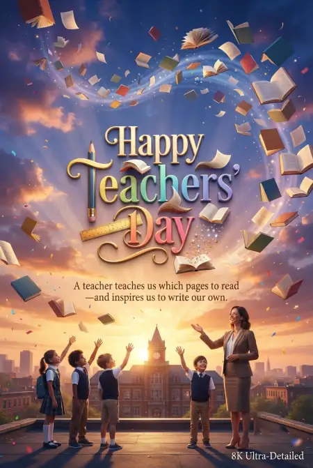 Happy Teachers Day 2026 Wishes In English - Free Teachers Day India 2026 Download