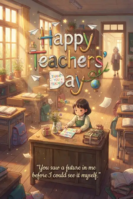 Happy Teachers Day Cards For Instagram Story - Free Card Download