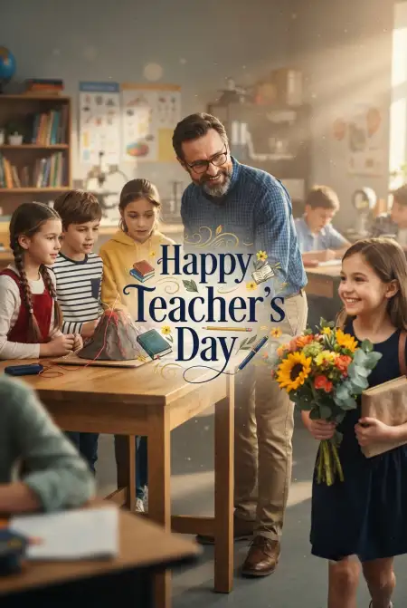 Happy Teachers Day Cards Free Download - Free Card Download