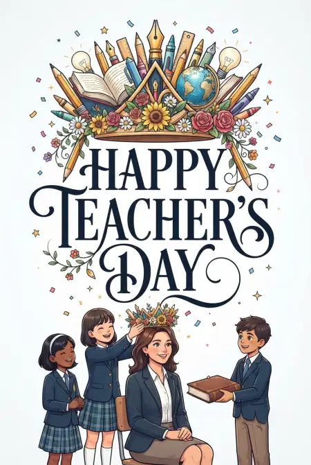 Happy Teachers Day Cards - Free Card Download