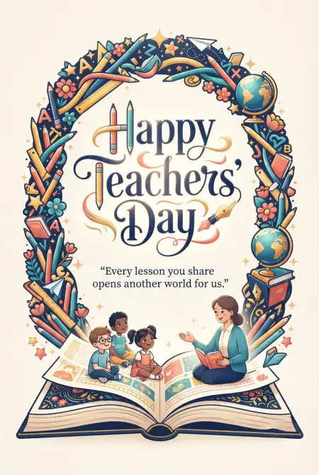 Free Happy Teachers Day Greetings Image Download