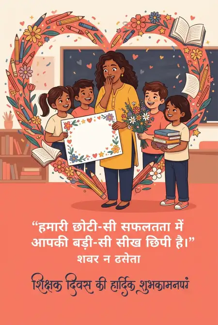 Happy Teachers Day Images In Hindi For Instagram Story - Free Teachers Day Wishes In Hindi Download