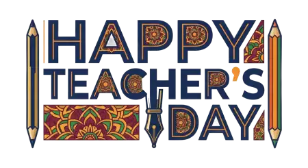 Happy Teachers Day Lettering Png - Free Teachers Day Png Download