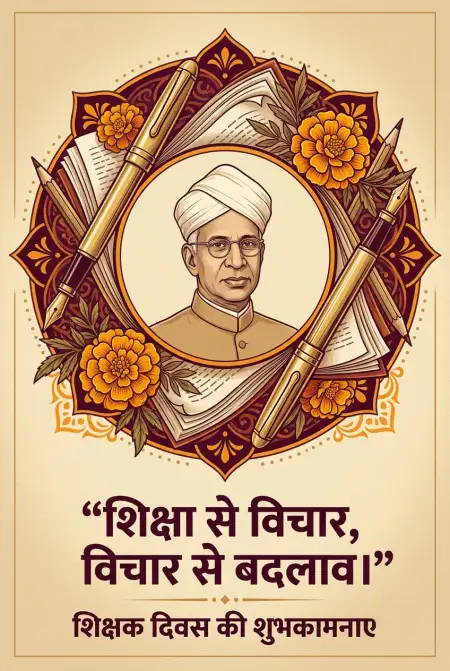 Happy Teachers Day Wishes In Hindi For Sir - Free Teachers Day Wishes In Hindi Download