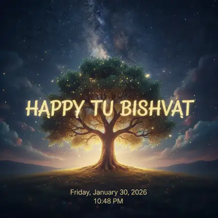 Happy Tu Bishvat Social Media Post - Free Happy Tu Bishvat Download