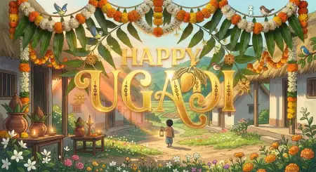 Free Happy Ugadi 2026 Banner Image Download