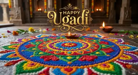Free Happy Ugadi Wishes For Whatsapp Image Download