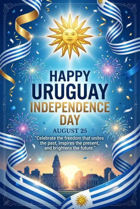 Happy Uruguay Independence Day 2026 Wishes And Messages - Free Uruguay Independence Day 2026 Download
