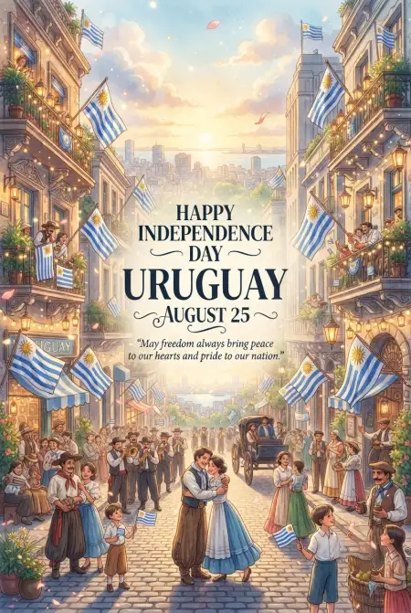 Happy Uruguay Independence Day 2026 - Free Uruguay Independence Day 2026 Download