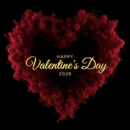 Happy Valentines Day 2026 Bold Text Images - Free Happy Valentines Day 2026 Download