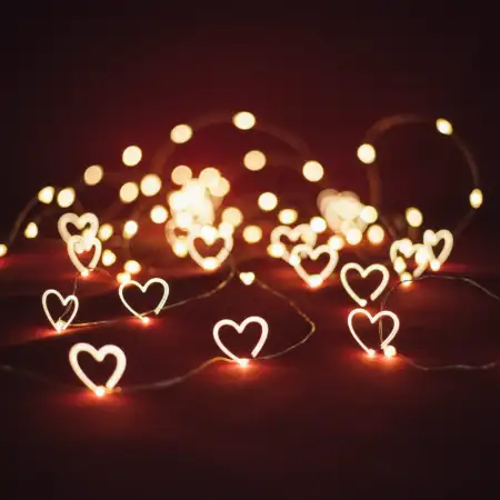 Happy Valentines Day Background With Bokeh Lights - Free Happy Valentines Day Background Hd Download