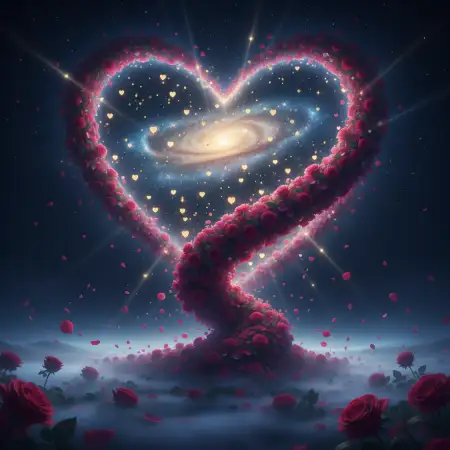 Happy Valentines Day Background With Glowing Text Space - Free Happy Valentines Day Background Hd Download