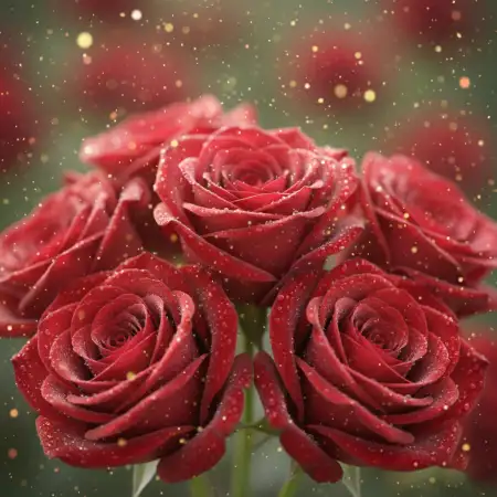 Happy Valentines Day Background With Roses - Free Happy Valentines Day Background Hd Download