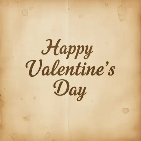 Free Happy Valentines Day Calligraphy Text PNG Image Download