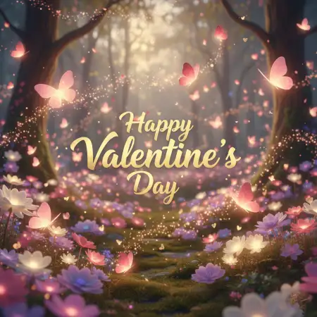 Free Happy Valentines Day Discount Banner PNG Image Download
