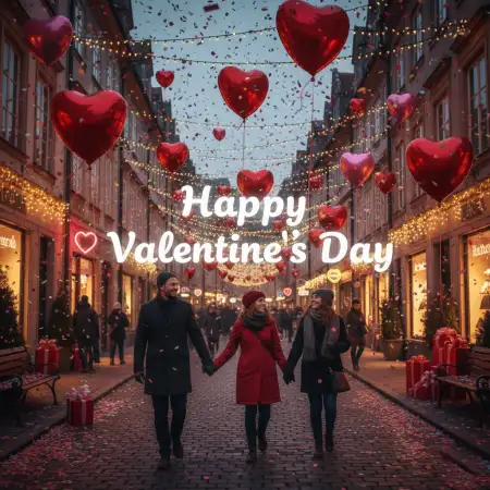 Free Happy Valentines Day Love Couple Aesthetic Images For Instagram PNG Image Download