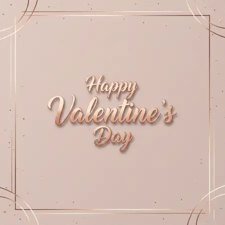 Free Happy Valentines Day Premium Template PNG Image Download